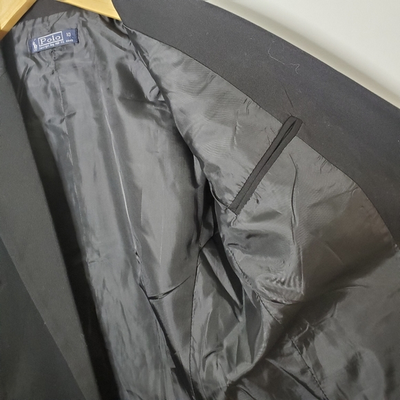 POLO double breasted black retro blazer - Picture 3 of 10